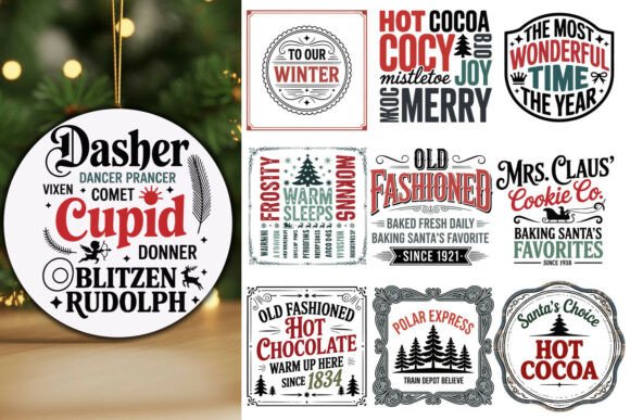 Download Farmhouse Christmas Sign SVG Bundle - Christmas sign svg Collection