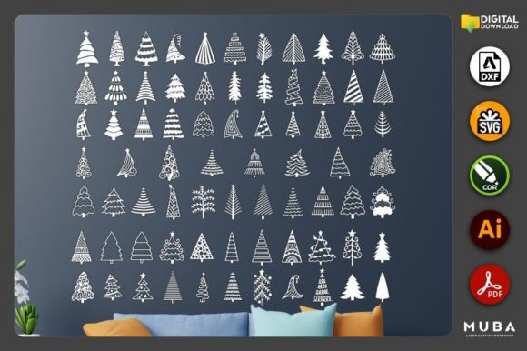 Download 236 Pcs Christmas Tree Ornament SVG - Tree ornament svg Collection