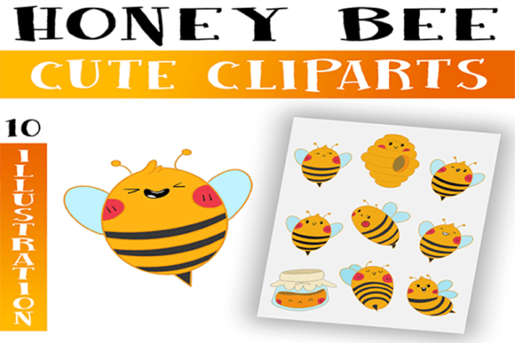 Download Honey Bee Clipart / Commercial Use / PNG - Art Collection