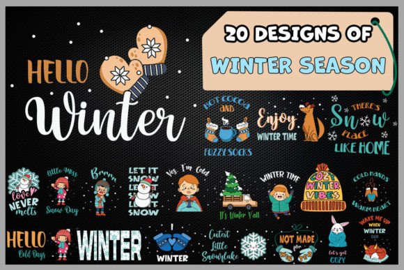 Download Winter Bundle SVG 20 Designs - Winter bundle svg Collection
