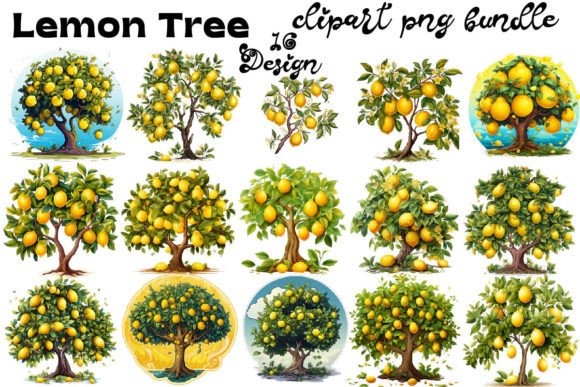 Download Lemon Tree Clipart PNG - Art Collection