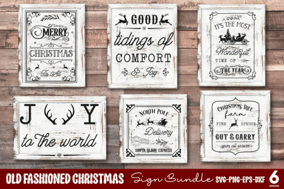Download Old Farmhouse Christmas Sign SVG Bundle - Christmas sign svg Collection