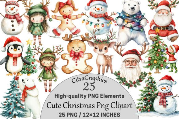 Download Cute Christmas Clipart. - Art Collection