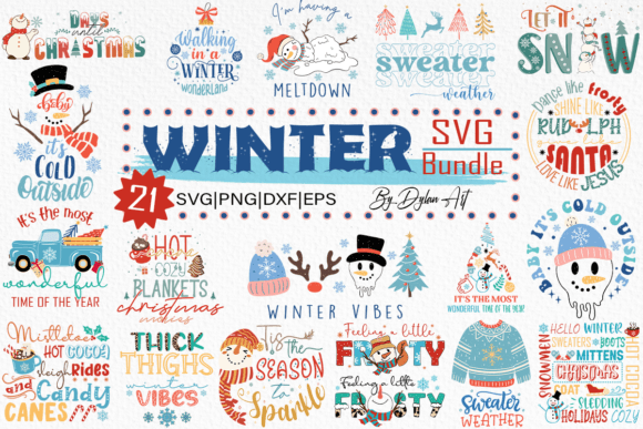 Download Winter Bundle SVG|PNG - Winter bundle svg Collection