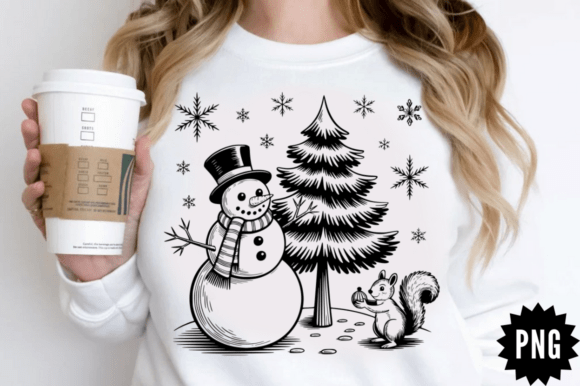Download Christmas Snowman SVG Clipart Design - Art Collection