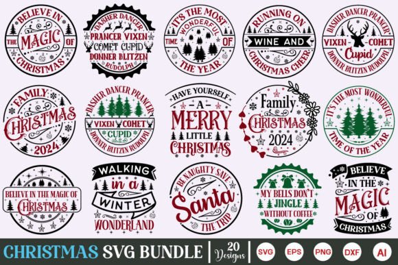 Download Farmhouse Christmas Sign SVG Bundle - Christmas sign svg Collection