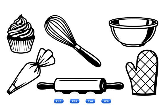 Download Baking Clipart Kitchen Icons - Art Collection