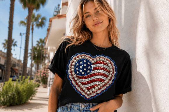 Download Patriotic Heart, USA, 4th of July PMG - Art Collection